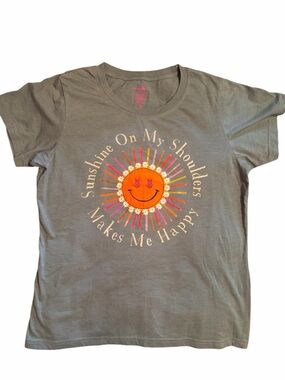 NATURAL LIFE  “Sunshine on My Shoulders” Tee — Medium